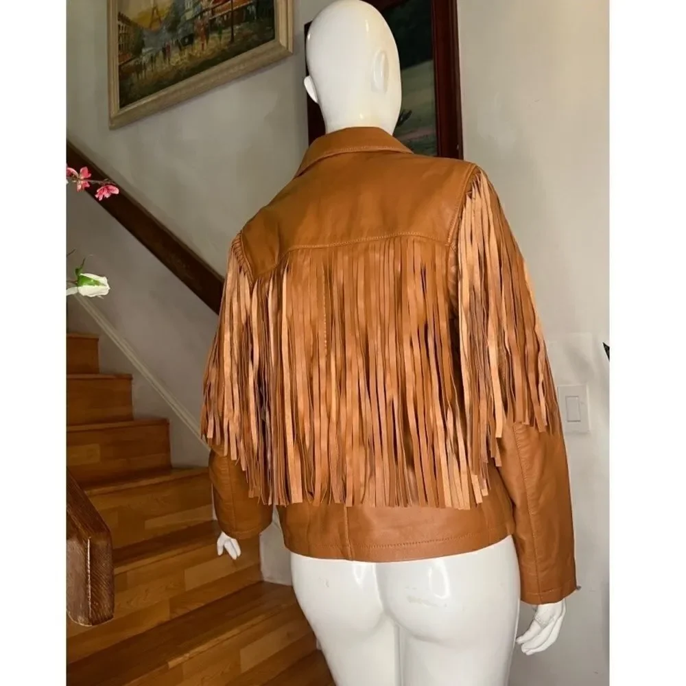 Free People Understated Leather Bronco Jacket - Picture 5 of 6
